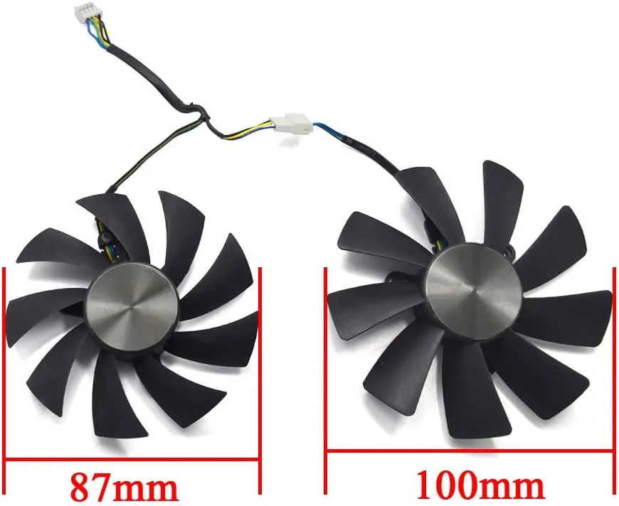 inRobert GAA8S2U GA91S2H Video Card Fan Replacement for Zotac GTX 1070 Ti Mini,GTX 1080 Ti Mini Graphic Card (Fan-AB)