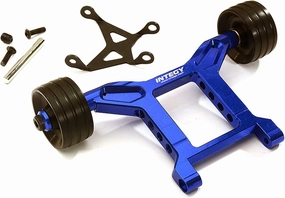 Integy RC Blue Machined Aluminum Wheelie Bar for Arrma 1/10 Scale Granite 4X4 3S BLX