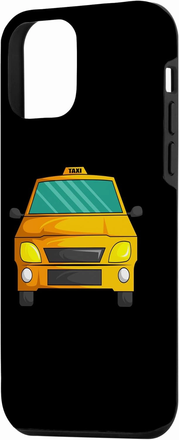 iPhone 12 mini Taxi Driver Yellow Cab Car Cabby Taxicab Case
