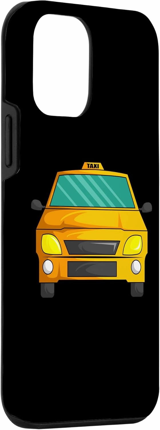 iPhone 12 mini Taxi Driver Yellow Cab Car Cabby Taxicab Case