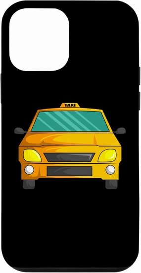 iPhone 12 mini Taxi Driver Yellow Cab Car Cabby Taxicab Case