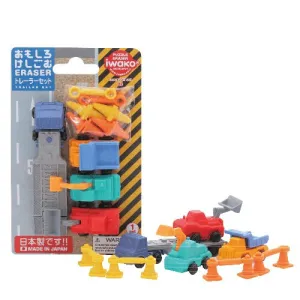 Iwako Puzzle Erasers - Plant Machinery