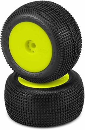 J Concepts Inc. Sprinter Tire Green Compound Premounted YLW 2 JCO31022291 RC Tire