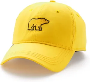 Jack Nicklaus Golf Play Yellow Logo Performance Adjustable Strapback Hat