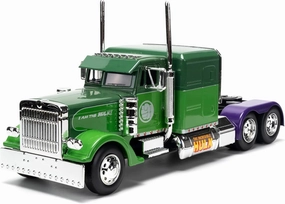 Jada Hollywood Rides 1:24 Scale Die-Cast 1992 Peterbilt 379 Big Rig Box Hulk Edition – Opening Doors, Rubber Tires, Detailed Interior – Marvel Licensed Collectible for Ages 8 