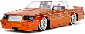 Jada Toys Big Time Muscle 1:24 1987 Buick Grand National Die-Cast Car (Candy Orange)
