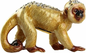 Jay Strongwater Mini Monkey Figurine