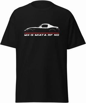 JDM Classic Maz-da MX-5 Miata RF ND 2016-2020 Car Silhouette Unisex T-Shirt