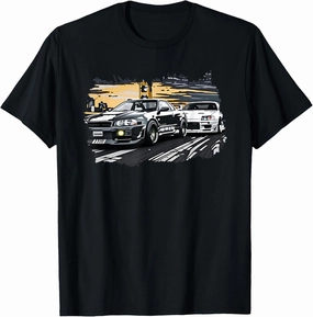 Jdm Drifting, Skyline and Supra Car Guy T-Shirt