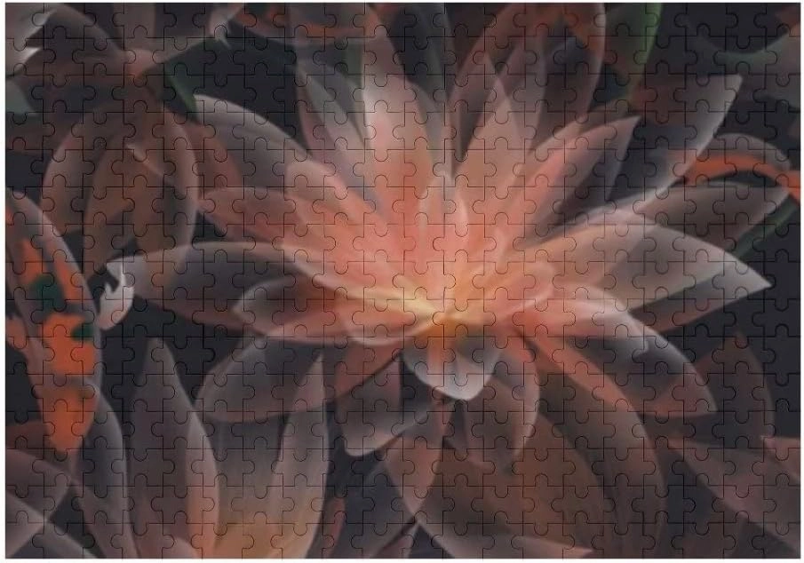 Jigsaw Puzzle 500 Pieces Water Lily Koi Fish Lotus Oriental Mystery Puzzles for Adults Teens and Kids Creative Gift Puzzles Funny Family Games Multiple Size