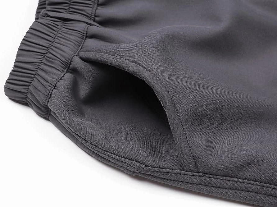 Jingle Bongala Kids Youth Waterproof Hiking Pants Fleece Lined Elastic Waist for Boys Girls Snow Pants Insulated