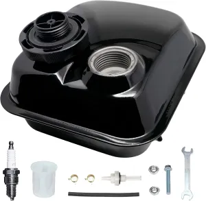 JMCHstore Side Port & Screw on Gas Tank For Coleman BT200X CT200U CT200UEX, Baja Warrior MB200 Mini Bike Fuel Tank Replacement for Hemi Hemi Predator 212 212cc 224 MAX performance Engine