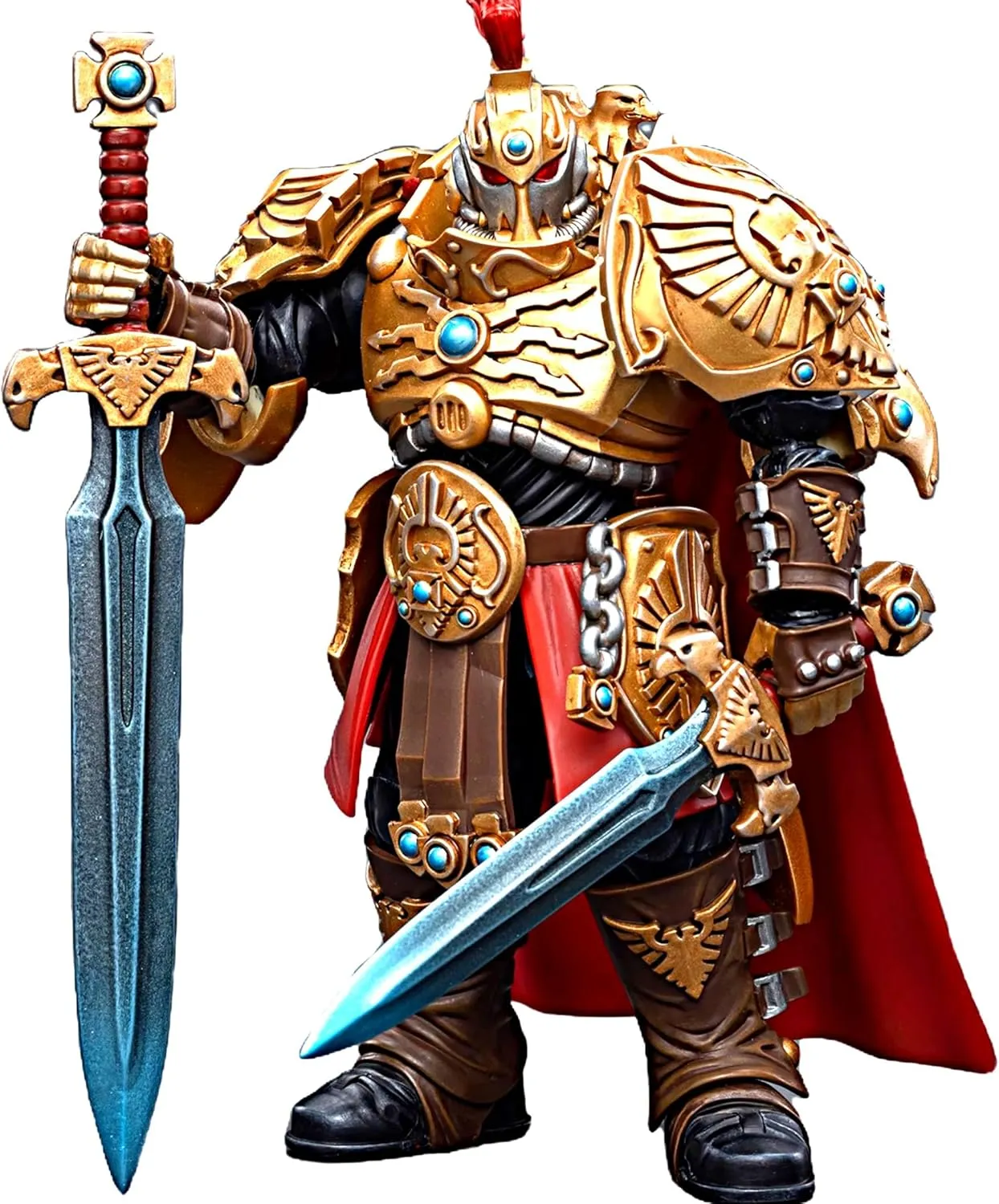 JOYTOY Warhammer 40K 1/18 Action Figures Adeptus Custodes Blade Champion Collectible Model 4.8 Inch Action Figure with Articulated Joints