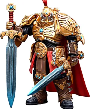 JOYTOY Warhammer 40K 1/18 Action Figures Adeptus Custodes Blade Champion Collectible Model 4.8 Inch Action Figure with Articulated Joints