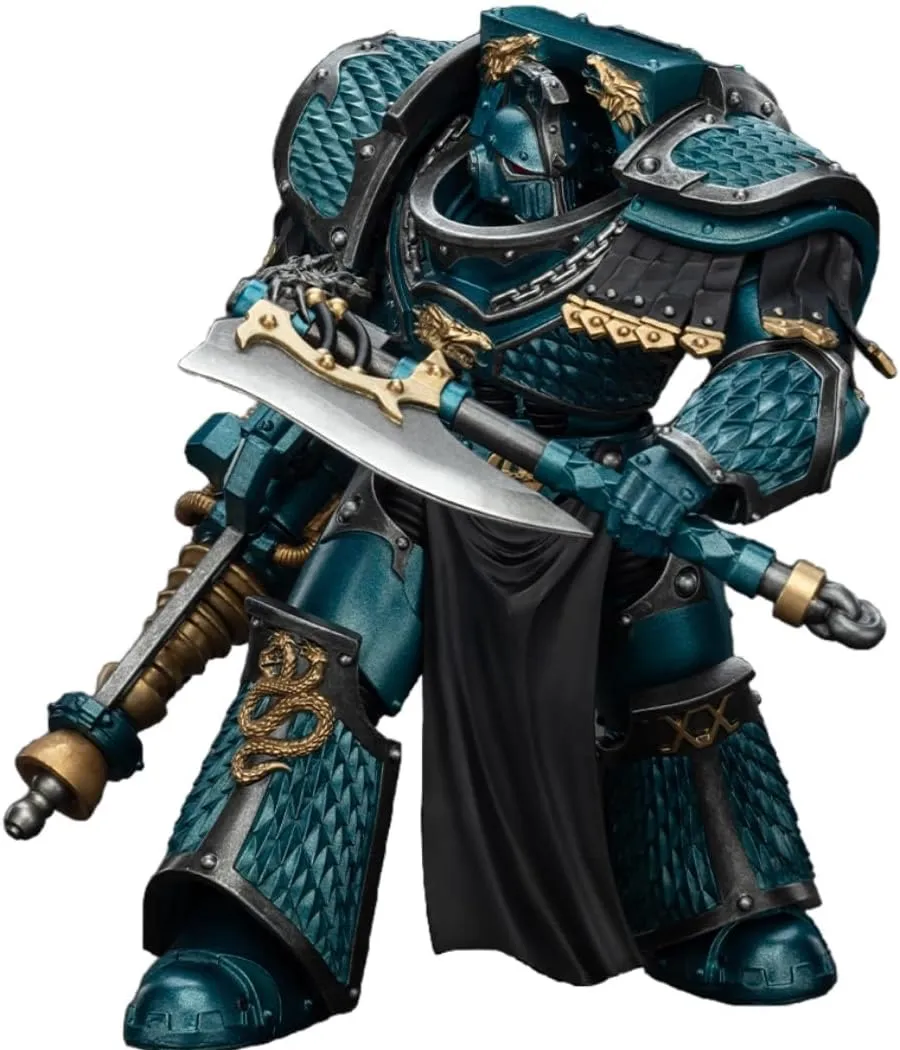 JOYTOY Warhammer 40K 1/18 Action Figures Alpha Legion Lernaean Terminator with Conversion Beam Cannon Collectible Model 5.3Inch Action Figures