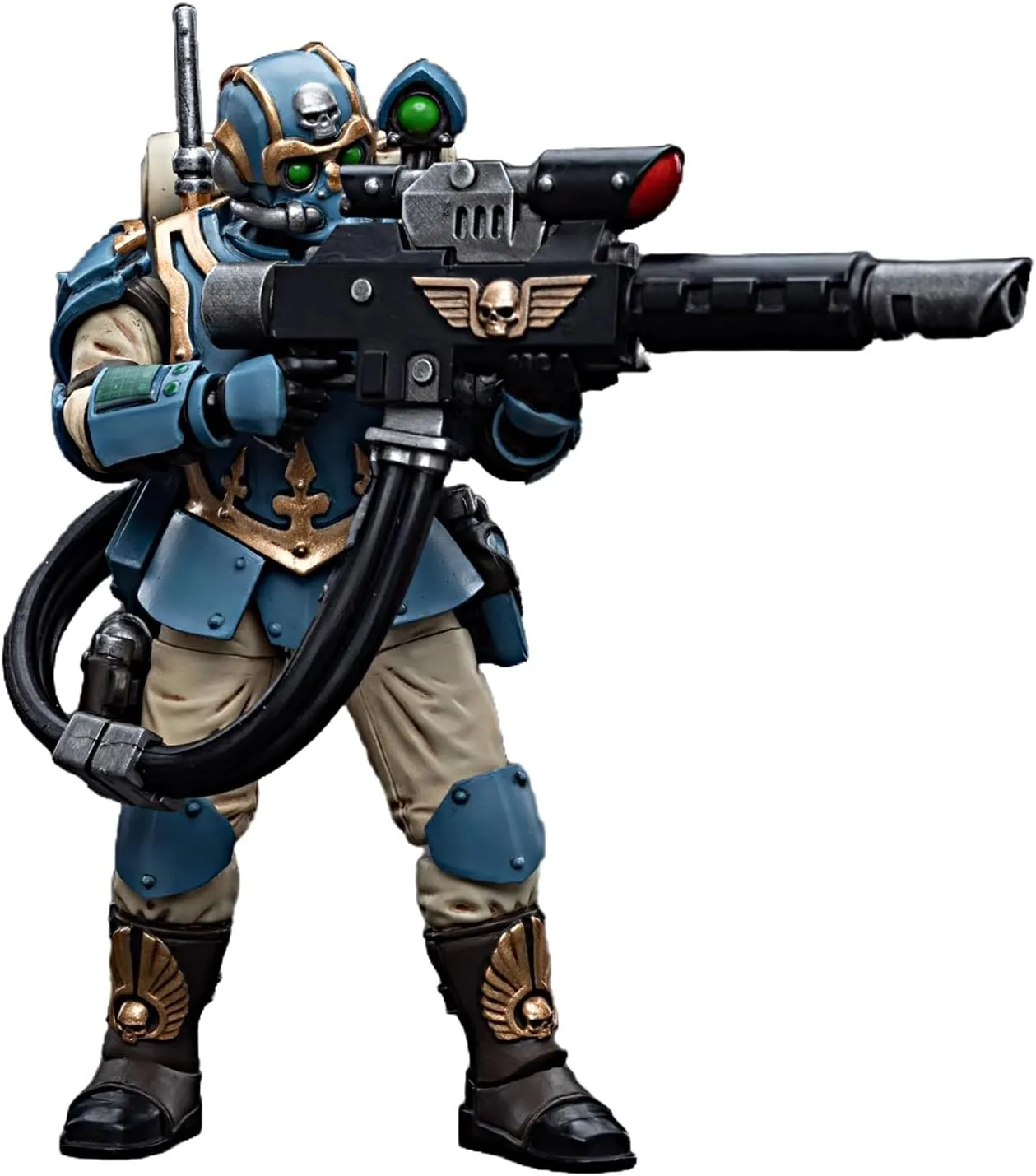 JOYTOY Warhammer 40K 1/18 Action Figures Astra Militarum Tempestus Scions Squad 55th Kappic Eagles Tempestus Scion 02 Collectible Model Birthday Gifts