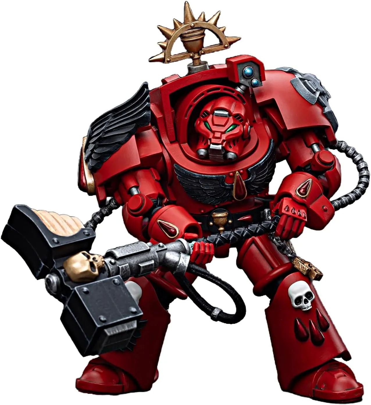 JOYTOY Warhammer 40K 1/18 Action Figures Blood Angels Ancient Brother Leonid Collectible Model