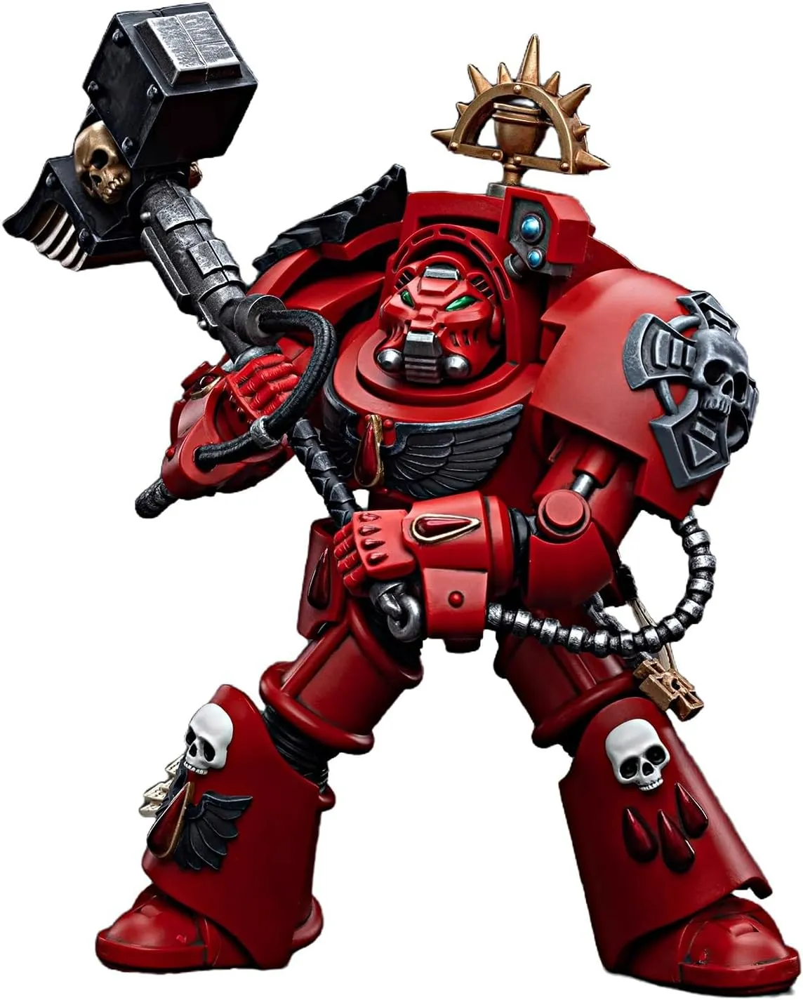 JOYTOY Warhammer 40K 1/18 Action Figures Blood Angels Ancient Brother Leonid Collectible Model
