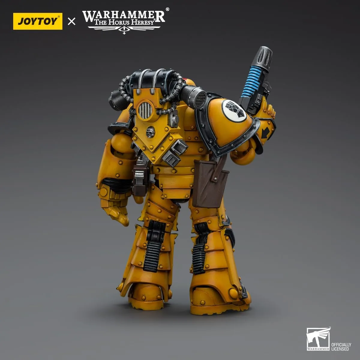 JOYTOY Warhammer 40K 1/18 Action Figures Imperial Fists Legion MkIII Tactical Squad Sergeant with Power Fist Collectible Model