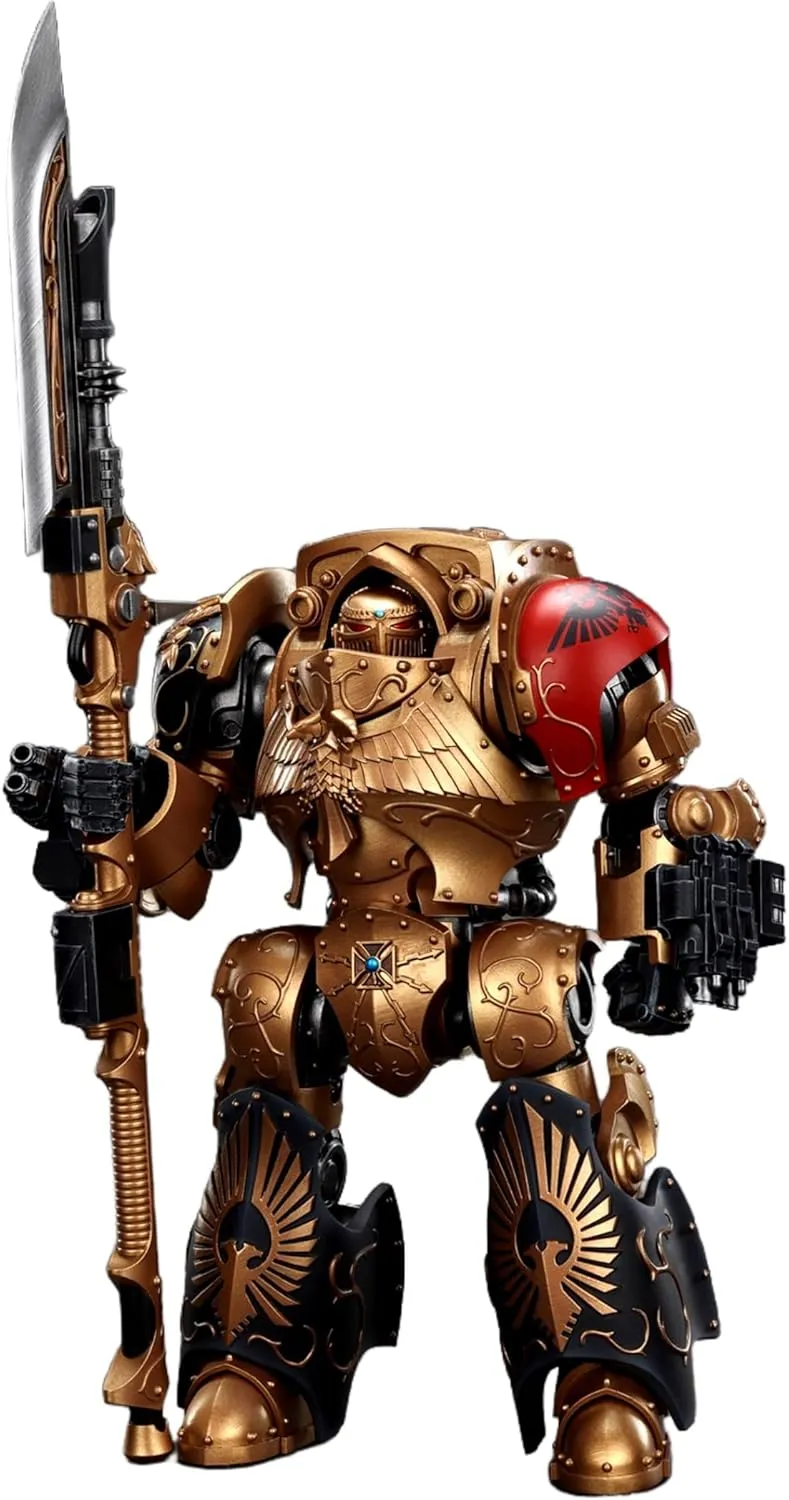JOYTOY Warhammer 40K 1/18 Action Figures Legio Custodes Contemptor-Achillus Dreadnought Collectible Model