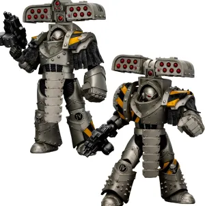 JOYTOY Warhammer 40K 1/18 Action Figures lron Warriors Tyrant Siege Terminator 2PCS Collectible Model 5.3Inch Partial pre-Sale Amount Available Around Aug.