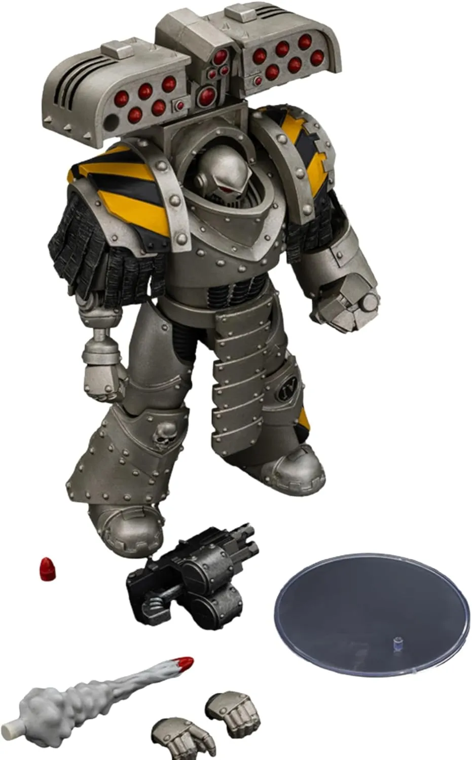 JOYTOY Warhammer 40K 1/18 Action Figures lron Warriors Tyrant Siege Terminator 2PCS Collectible Model 5.3Inch Partial pre-Sale Amount Available Around Aug.