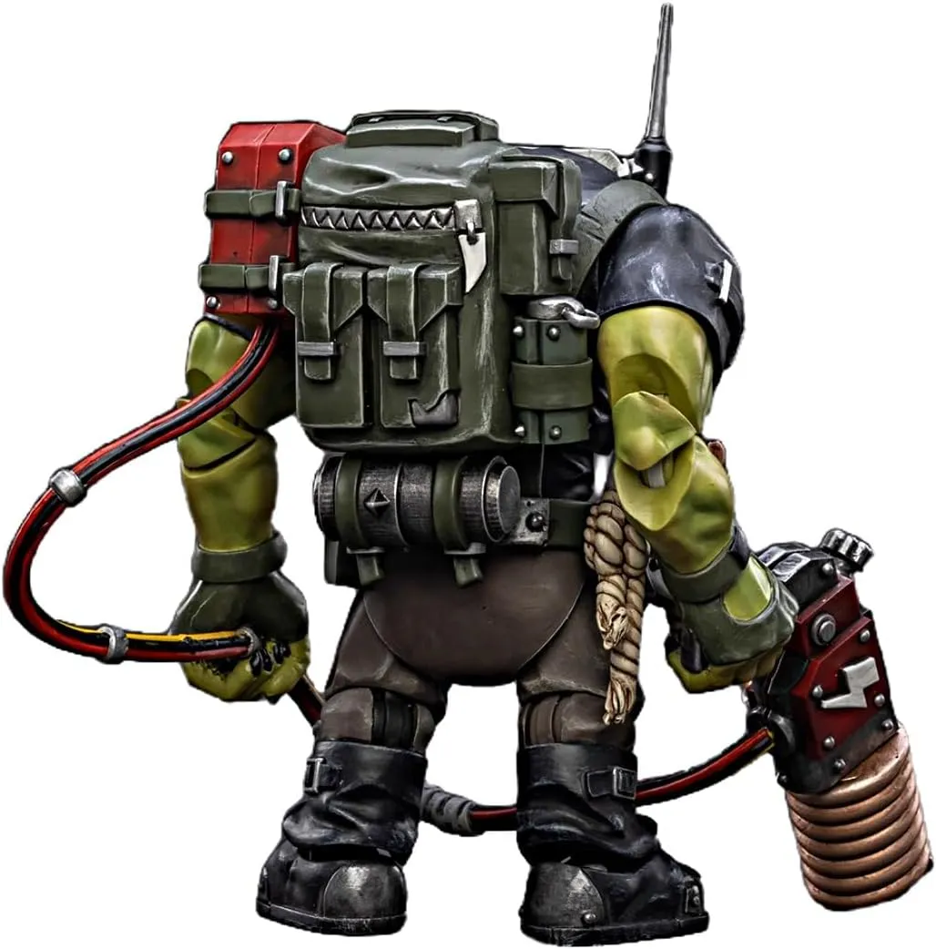 JOYTOY Warhammer 40K 1/18 Action Figures Ork Kommandos Comms Boy Wagzuk Collectible Model