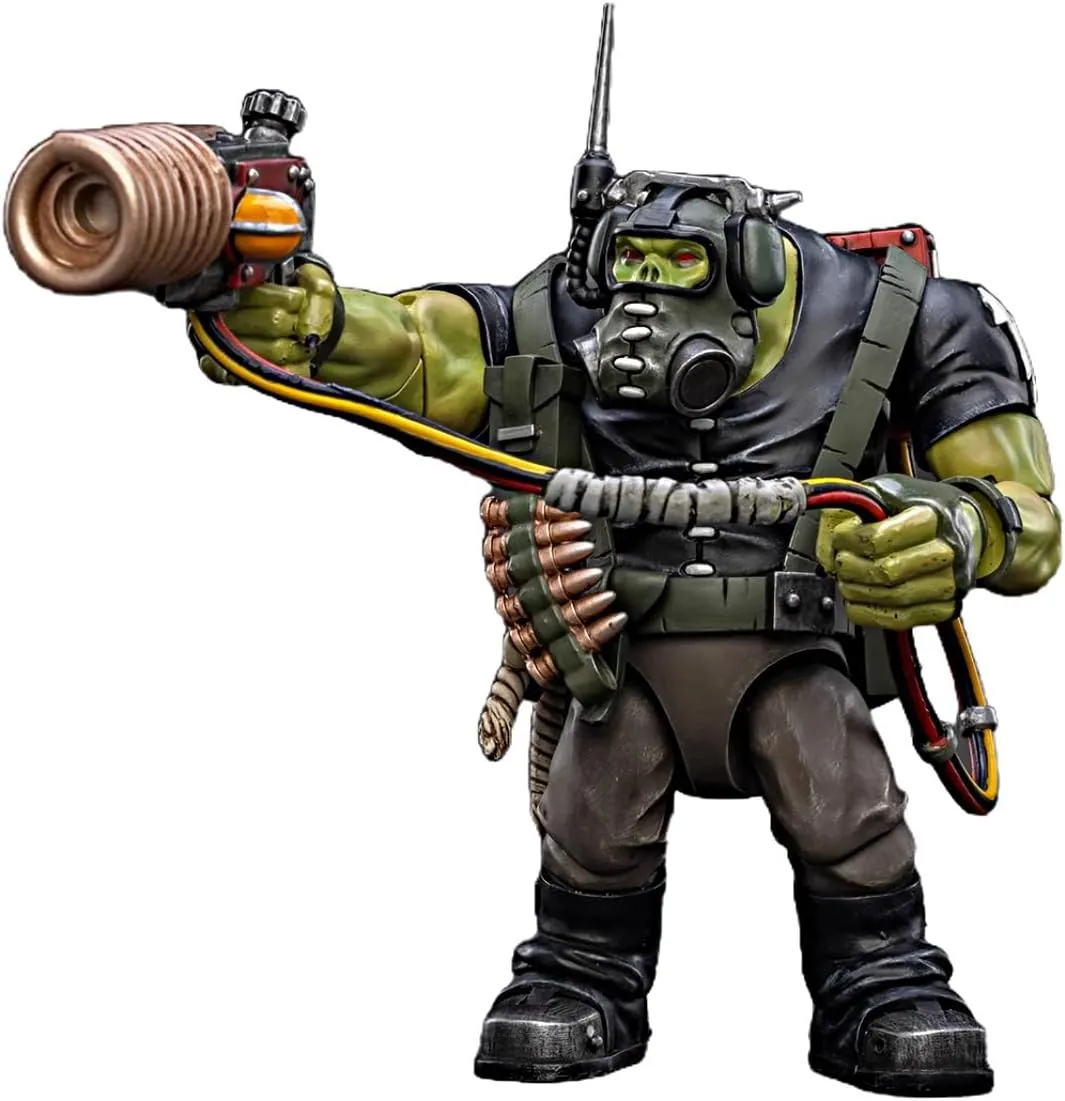 JOYTOY Warhammer 40K 1/18 Action Figures Ork Kommandos Comms Boy Wagzuk Collectible Model