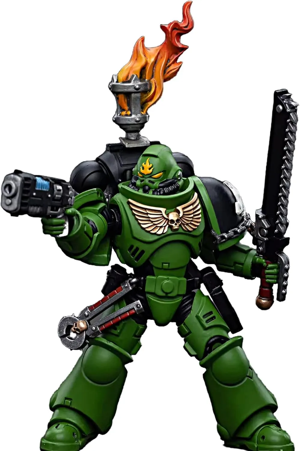 JOYTOY Warhammer 40K 1/18 Action Figures Salamanders Intercessors Sergeant Tsek'gan Collectible Model