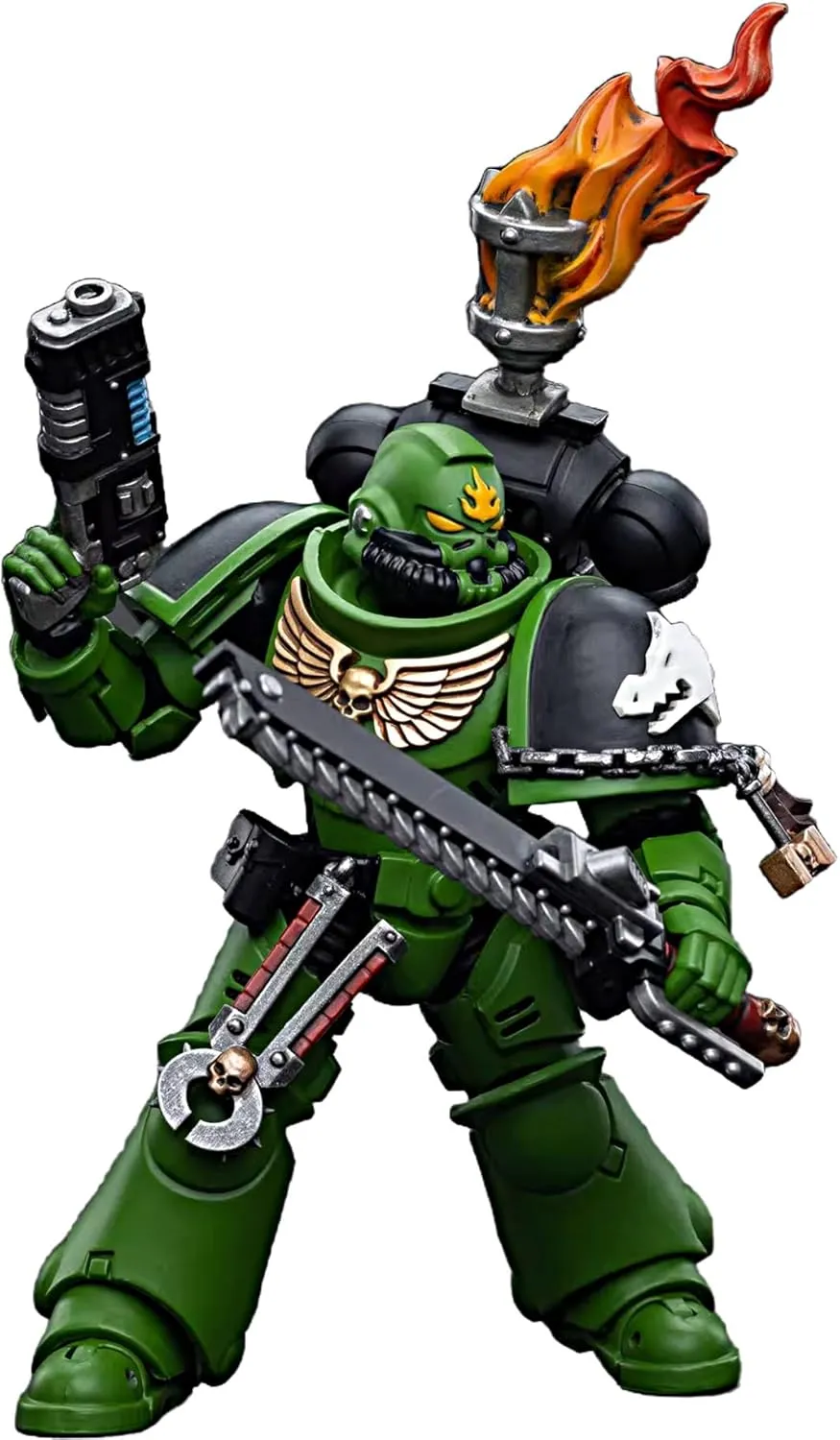 JOYTOY Warhammer 40K 1/18 Action Figures Salamanders Intercessors Sergeant Tsek'gan Collectible Model