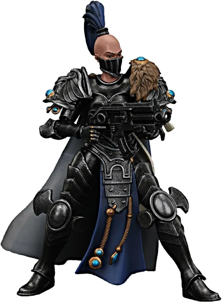 JOYTOY Warhammer 40K 1/18 Action Figures Sisters of Silence Argent Lynx Vigilator Cadre Vigilator 1 Collectible Model