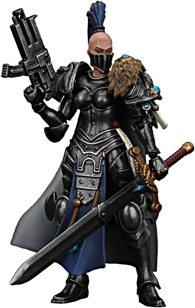 JOYTOY Warhammer 40K 1/18 Action Figures Sisters of Silence Argent Lynx Vigilator Cadre Vigilator 1 Collectible Model