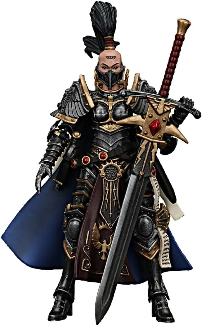 JOYTOY Warhammer 40K 1/18 Action Figures Sisters of Silence Knight-Commander Jenetia Krole Collectible Model