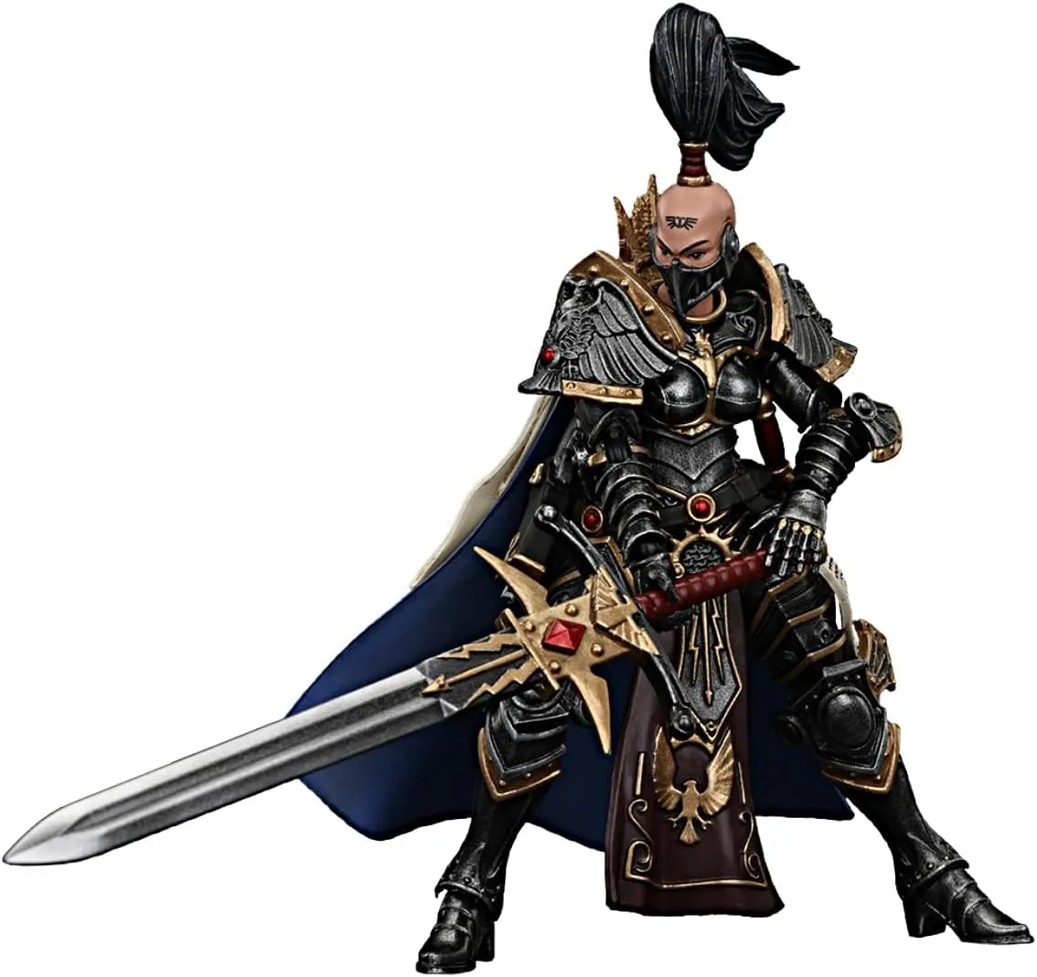 JOYTOY Warhammer 40K 1/18 Action Figures Sisters of Silence Knight-Commander Jenetia Krole Collectible Model