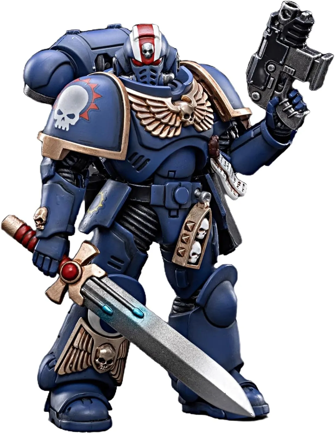 JOYTOY Warhammer 40K 1/18 Action Figures Ultramarines Heroes of The Chapter Primaris Lieutenant Erastus Collectible Model