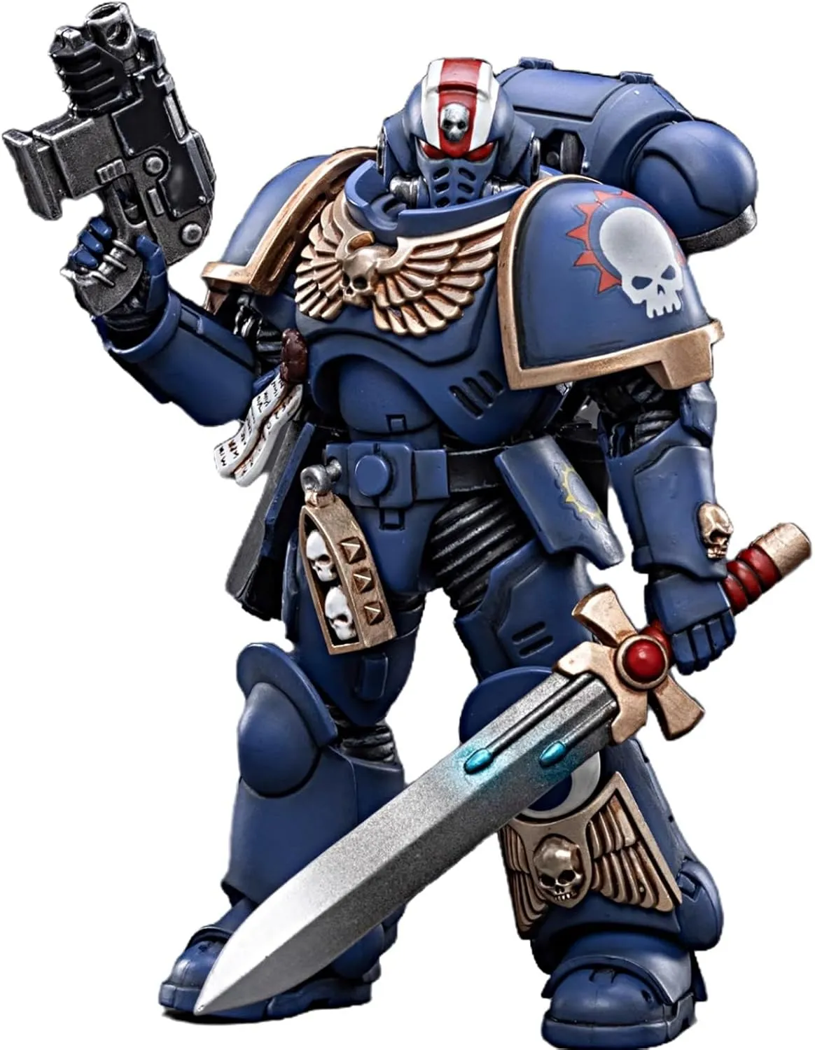 JOYTOY Warhammer 40K 1/18 Action Figures Ultramarines Heroes of The Chapter Primaris Lieutenant Erastus Collectible Model