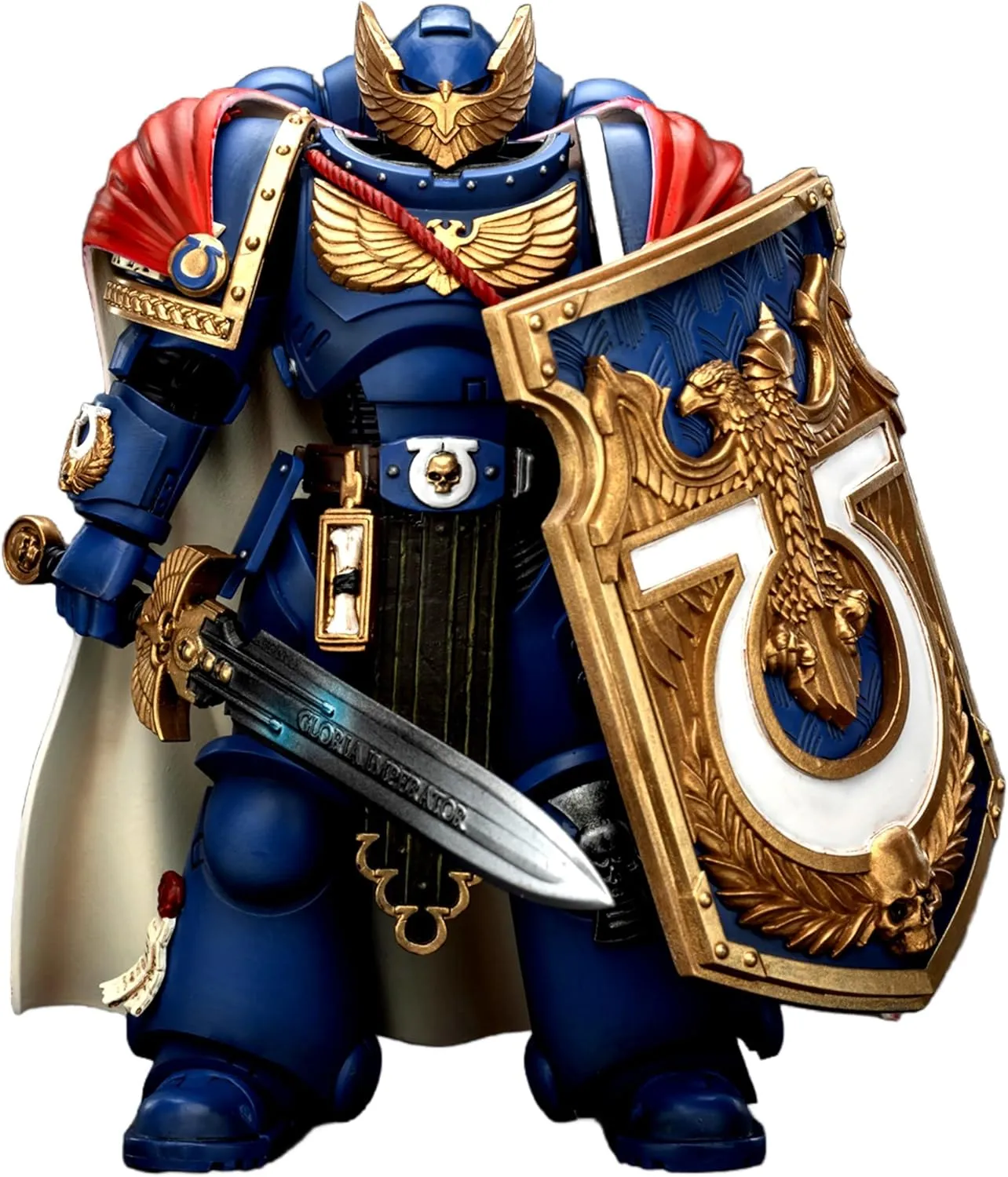 JOYTOY Warhammer 40K 1/18 Action Figures Ultramarines Victrix Honour Guard with Storm Shield and Power Sword Collectible Model Partial pre-Sale Amount Available Around Jul.