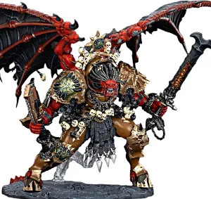 JOYTOY Warhammer 40K 1/18 Action Figures World Eaters Angron, Daemon Primarch of Khorne Collectible Model 15Inches pre-Sale Item