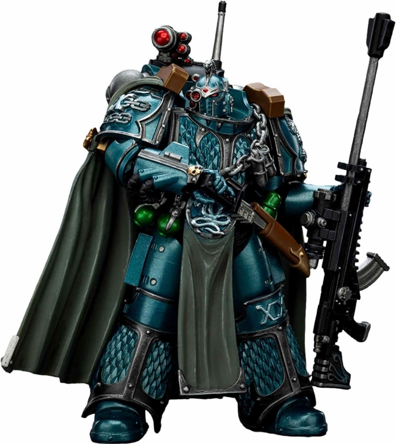 JOYTOY Warhammer 40K 1/18 Action Figures Alpha Legion Exodus 'The One who is Many' with Sniper Rifle and Power Dagger 5.03Inch Collectible Model Partial pre-Sale Amount Available Around Aug.