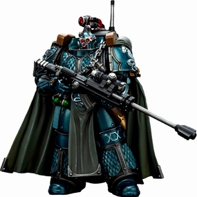 JOYTOY Warhammer 40K 1/18 Action Figures Alpha Legion Exodus 'The One who is Many' with Sniper Rifle and Power Dagger 5.03Inch Collectible Model Partial pre-Sale Amount Available Around Aug.
