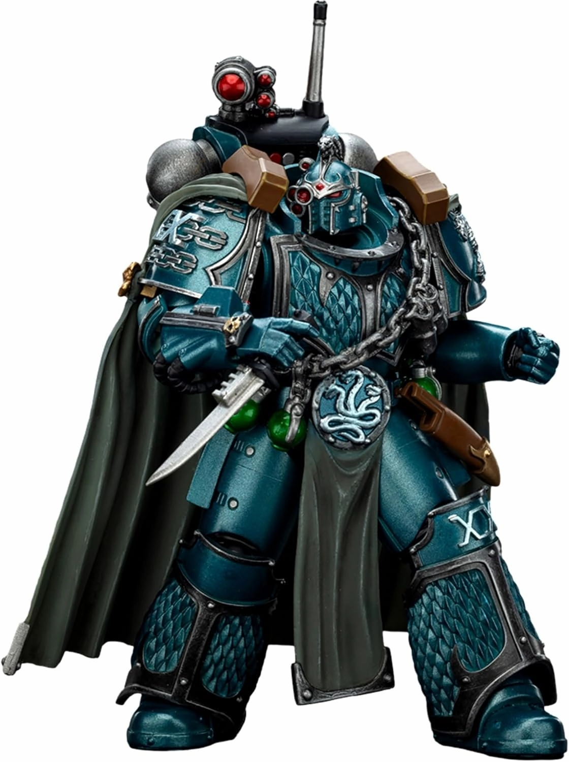 JOYTOY Warhammer 40K 1/18 Action Figures Alpha Legion Exodus 'The One who is Many' with Sniper Rifle and Power Dagger 5.03Inch Collectible Model Partial pre-Sale Amount Available Around Aug.