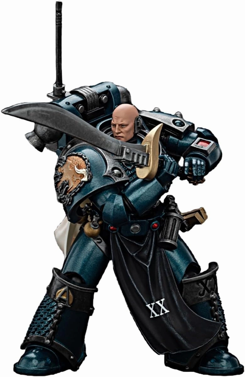 JOYTOY Warhammer 40K 1/18 Action Figures Alpha Legion Harrowmaster Armillus Dynat 4.9Inch Collectible Model
