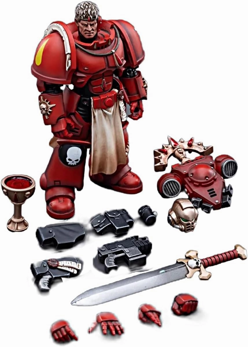 JOYTOY Warhammer 40K 1/18 Action Figures Blood Angels Veteran Salus Collectible Model