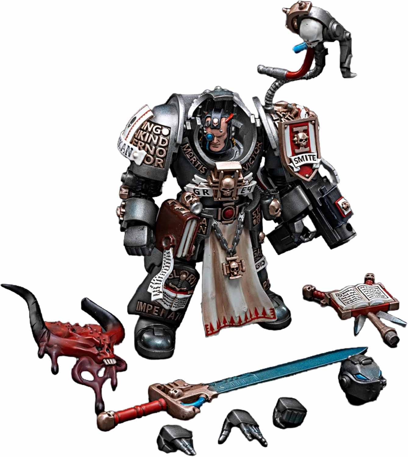 JOYTOY Warhammer 40K 1/18 Action Figures Grey Knights Terminator Incanus Neodan Collectible Model