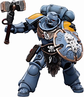 JOYTOY Warhammer 40K 1/18 Action Figures Space Wolves Claw Pack Sigyrr Stoneshield Collectible Model