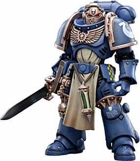 JOYTOY Warhammer 40K 1/18 Action Figures Ultramarines Primaris Company Champion Collectible Model