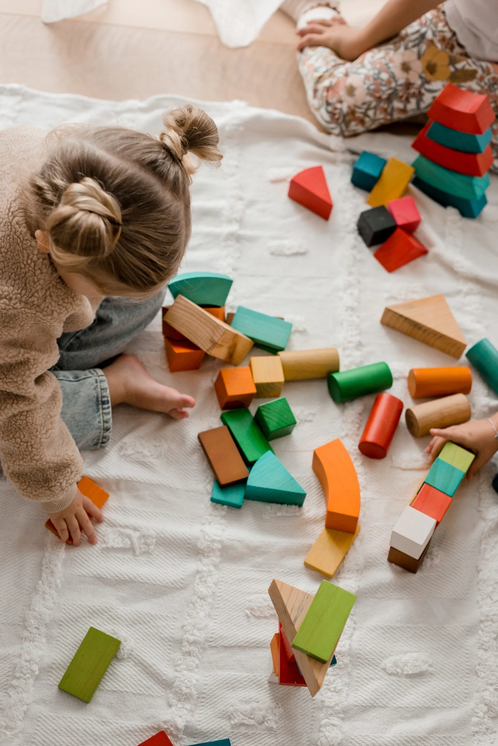Jumbo Natural Rainbow Blocks 86pcs