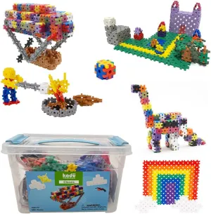 KADU 680pc Rainbow Classic Set - STEM/STEAM Building   Construction Toy, for Open   Imaginative Play - Ages 5 