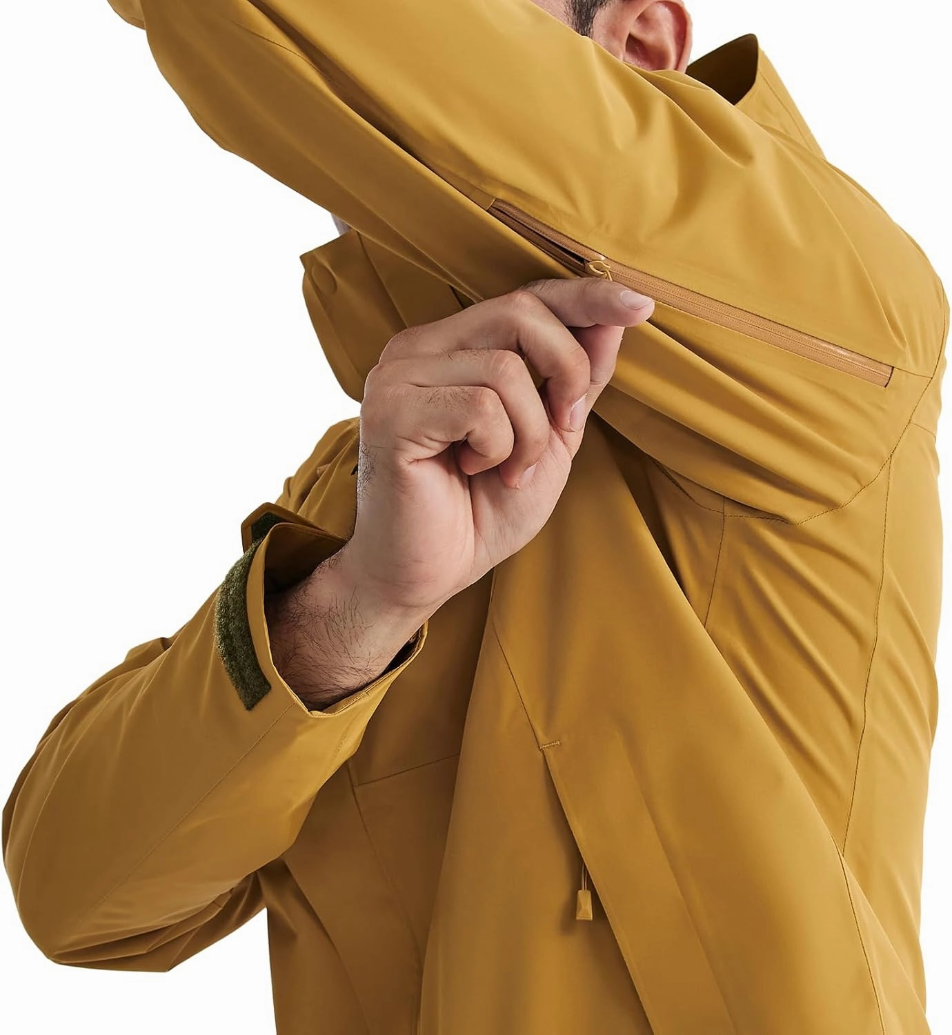 KAILAS Men's Lightweight Waterproof Hooded Rain Jacket Outdoor Raincoat Shell Jacket for Hiking Travel