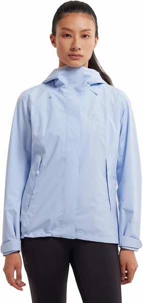 KAILAS Women's Raincoat Outdoor Hardshell Jacket Packable Lightweight Waterproof Hooded Jacket Hiking Travel